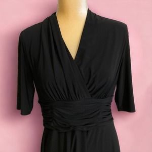 Evan Picone v-neck empire dress